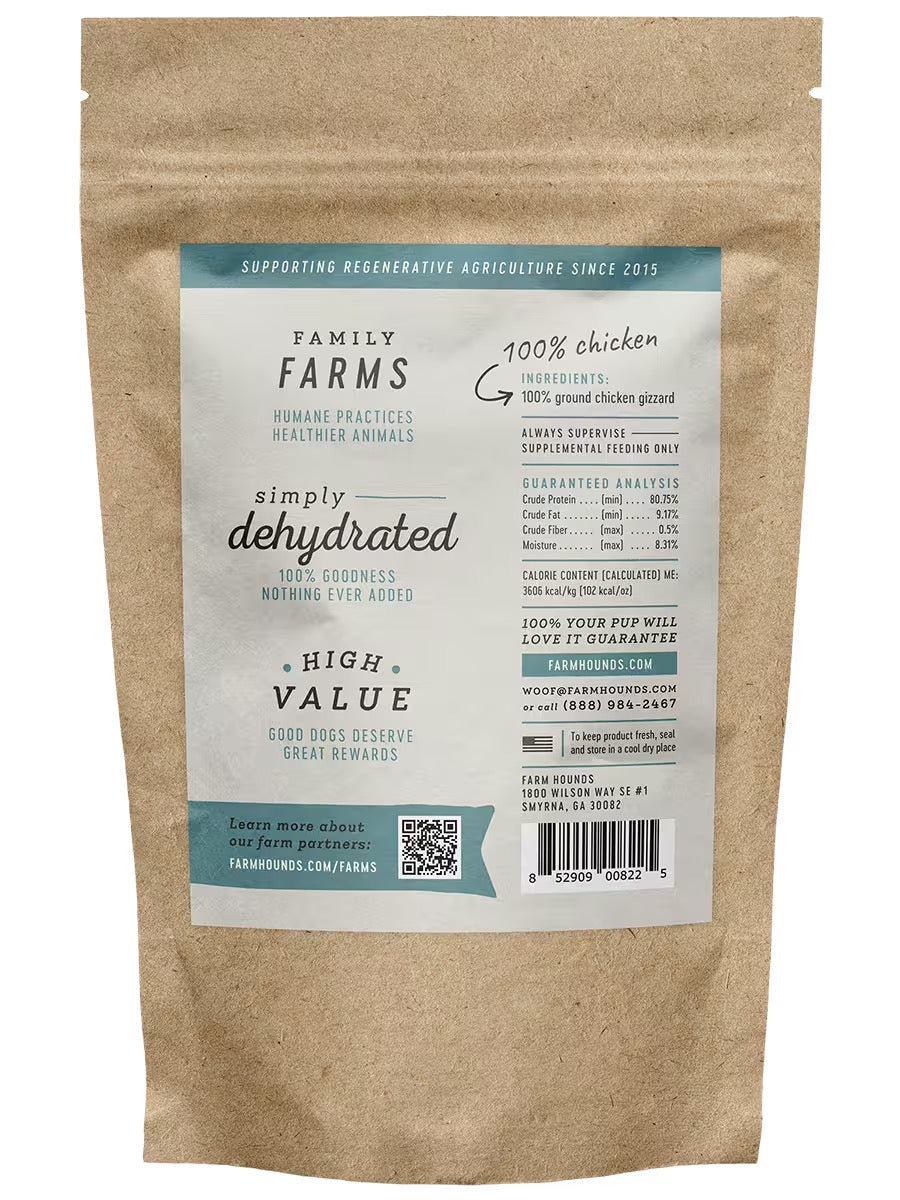All-Natural Chicken Gizzards | Farm Hounds