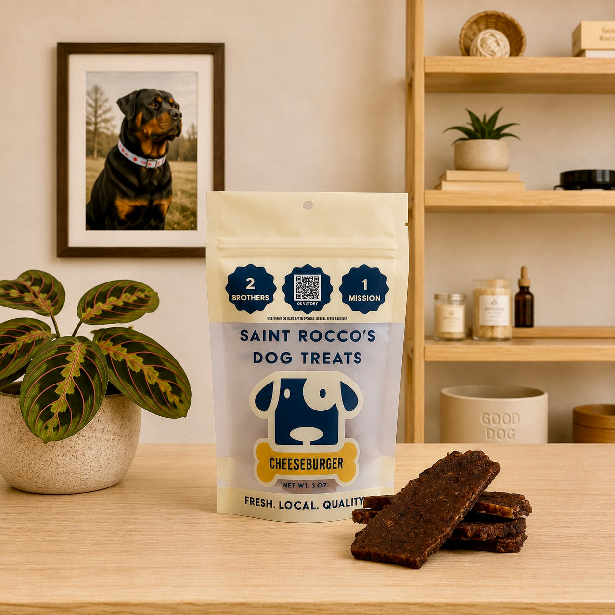 Saint Rocco’s | Cheeseburger Dog Treats