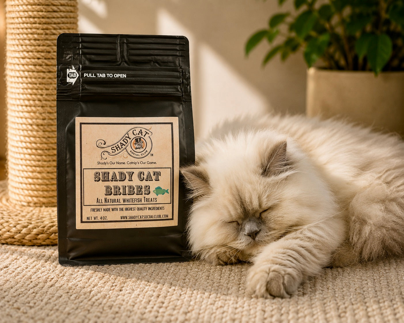 Shady Cat Bribe Treats | Whitefish & Valerian